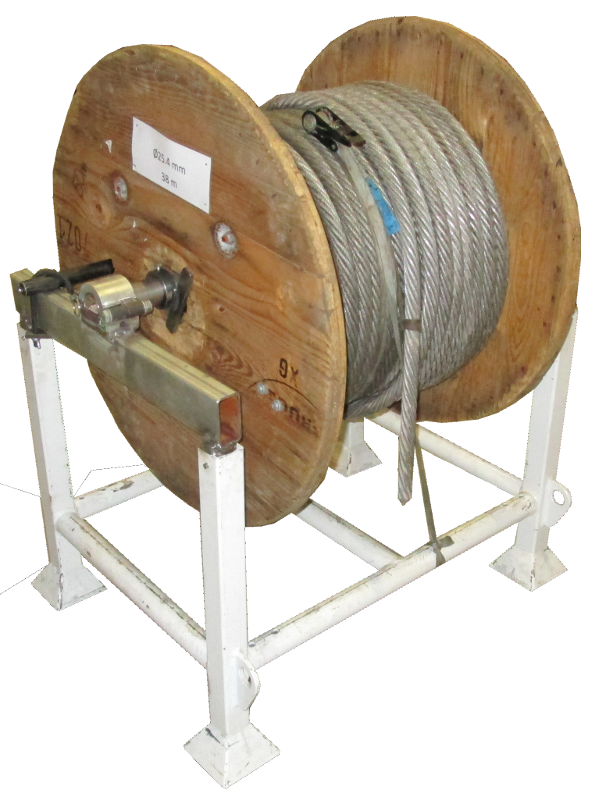 Cable Burster > Cable drum > Reel frame X 100 - X 400